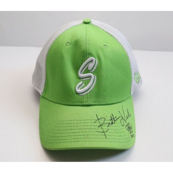 Brittany Viola Signed Savannah‎ Sand Gnats Hat Green Autographed Olympic Diver - Picture 1 of 7